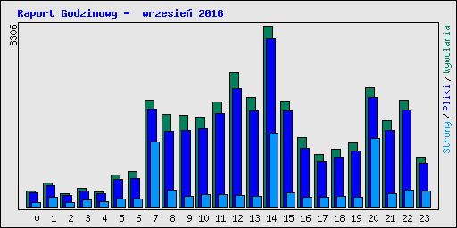 Raport Godzinowy -  wrzesie� 2016